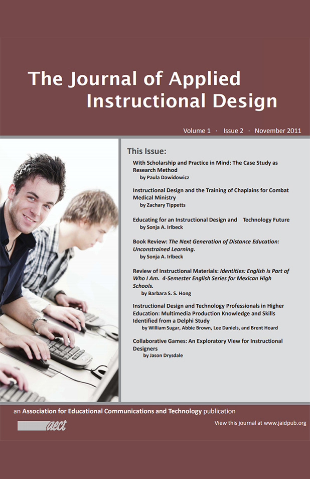 The Journal of Applied Instructional Design