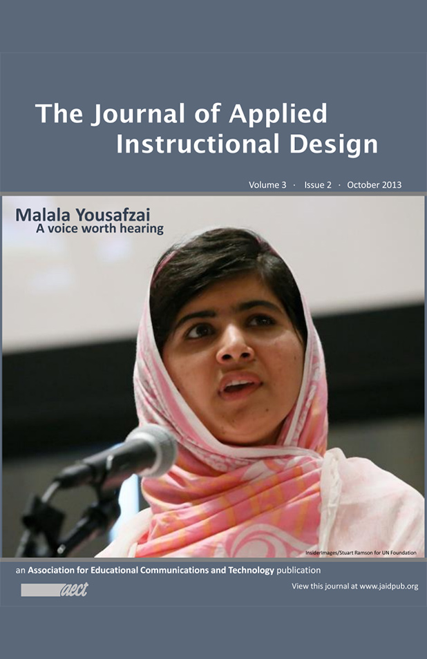 The Journal of Applied Instructional Design