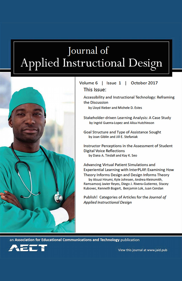 The Journal of Applied Instructional Design