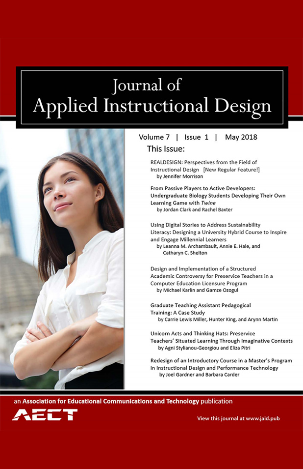 The Journal of Applied Instructional Design