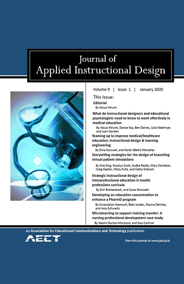 The Journal of Applied Instructional Design