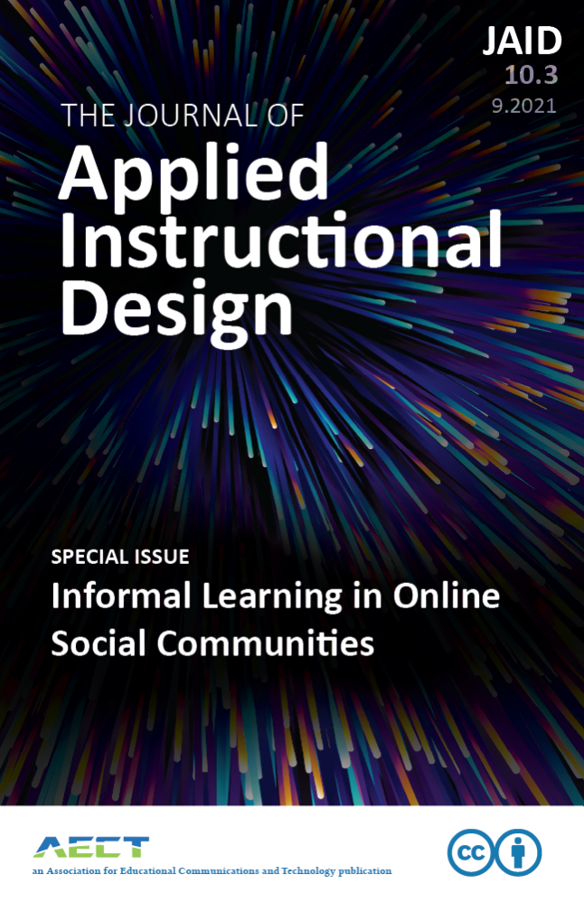 The Journal of Applied Instructional Design