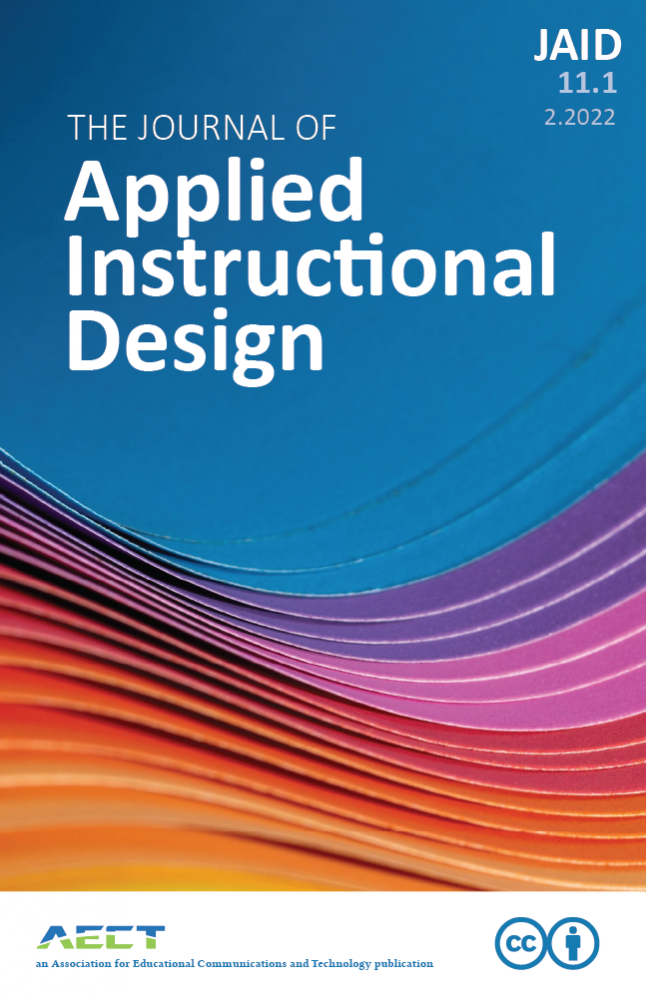 The Journal of Applied Instructional Design